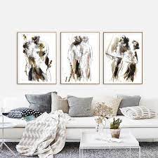 Living Room Wall Art Set Of 3 Prints