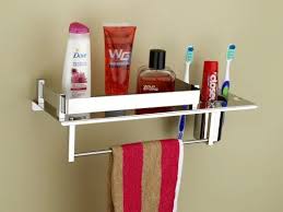 Ss Bathroom Wall Shelf