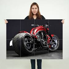 Harley Davidson V Rod Motorcycle Block