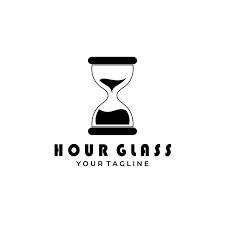 Hourglass Logo Vector Ilration