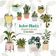 Indoor Plants Clipart Gardening House