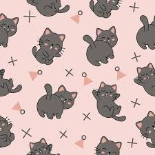 Cat Wallpaper Vector Art Icons And