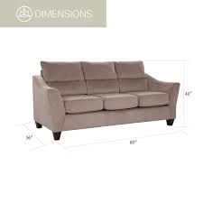 American Furniture Classics Model 8 010 A164v2 Modern Mocha Sofa