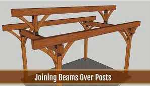 joining beams over posts simple 10