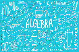 Algebra Or Mathematics Subject Doodle