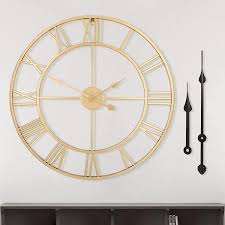 Cubilan Gold Metal Wall Modern Clocks