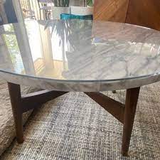 Larger Clear Round Acrylic Tabletop