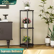 Atticliving Plant Stand Metal 3tier 3