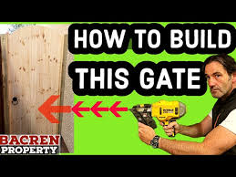 How To Make A Gate Frame With 4 X 2
