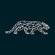 Panther Geometric Logo Icon Puma Sign