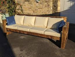 Solid Wood Garden Sofa Bench Chair