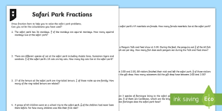 Unit Fractions Word Problems Maths