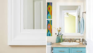 How To Frame A Bathroom Mirror Lowe S