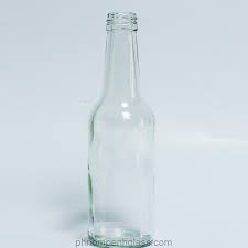 Round 300ml Glass Bottles With Aluminum