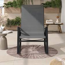 Corvus Antonio Outdoor Sling Fabric Rocking Chair