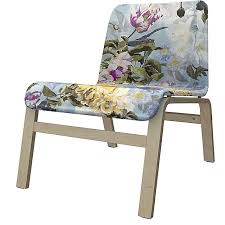Ikea Nolmyra Chair Cover Sky Linen