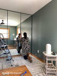 Modernizing A Mirrored Wall Tape To