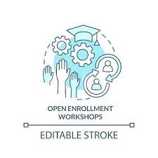 Open Enrollment Works Turquoise