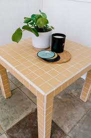 Diy Tile Table As Seen On Tiktok If