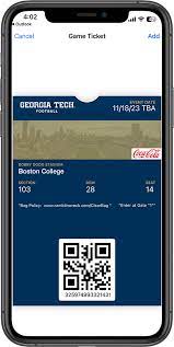 Mobile Tickets Georgia Tech