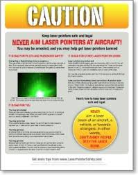 laser pointer safety don t aim laser
