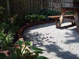 Patio Edging Crushed Stone