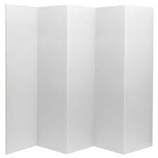 6 Ft Tall White Temporary Cardboard