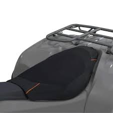 Black Deluxe Atv Seat Cover