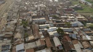 Rooftops Of A Slum Community In Kampala