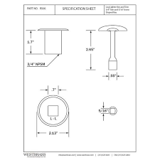 Westbrass Log Lighter Gas Valve Kit For