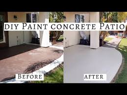 Diy Painting A Concrete Patio Easy