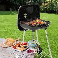 Master Cook 18 In Square Charcoal Grill