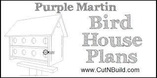 Purple Martin Bird House Plans Cutnbuild