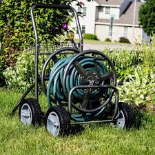 Backyard Expressions Commercial Hose Reel Cart