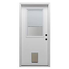 Primed Steel Prehung Front Door With