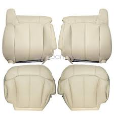 Front Leather Seat Cover Light Tan 522
