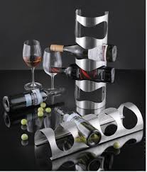 Ikea Wine Rack 4 Bottle Stainless Steel