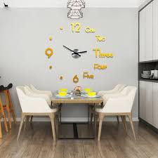 Acrylic Large Wall Clocks Sticker