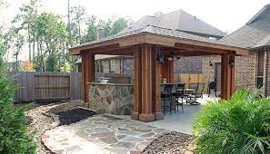 Stone Patios Decks Pergolas Wooden