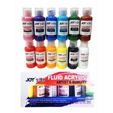 Joy Fluid Acrylic Paint Set 12pcs Set