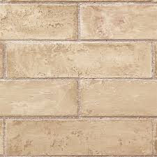 Tan Beige Brick Wallpaper For Walls