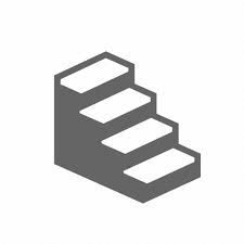 Second Staircase Stairs Icon