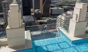 Square Towers Houston Cantilever Pool