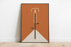 Bicycle Wall Art Poster Print
