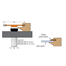 3 Piece Glass Panel Bit Sets 8 955 803