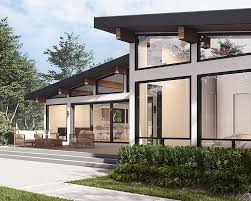 Mid Century Modern Bungalow Home Floor Plan