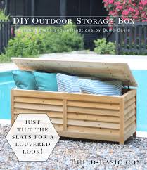 Cool Diy Outdoor Storage Benches