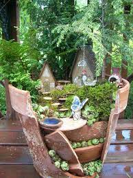 Broken Pots Into Beautiful Fairy Gardens
