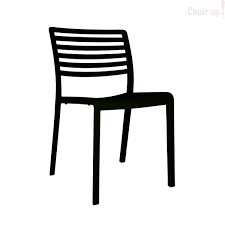 Lama Chair Black Hard Resin Chair