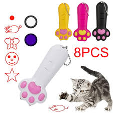 4pcs tease cats rods remote laser stick